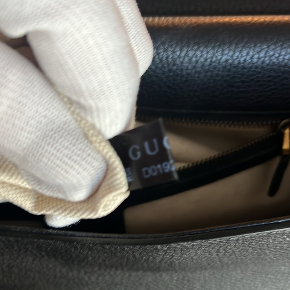 GUCCI GG Marmont Animalier Top-Handle Tote - Picture 15 of 17